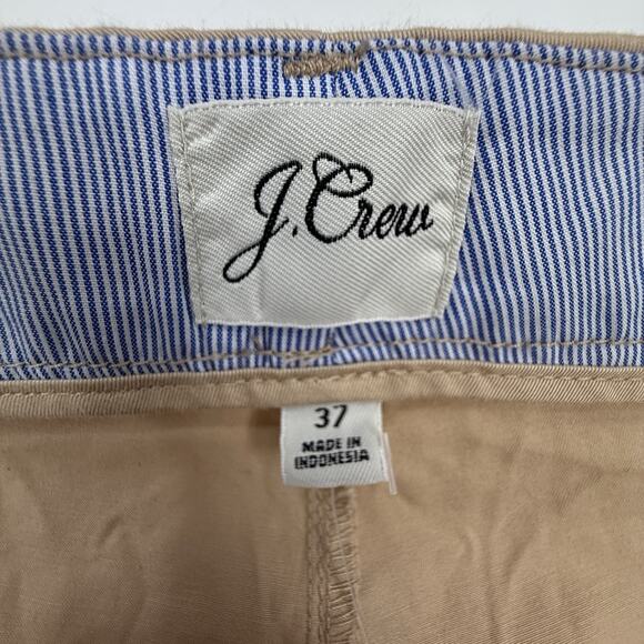J Crew Women Plus Boyfriend Chino Pants Size 4X Patch Pocket Slim Khaki Tan NEW - Picture 12 of 13